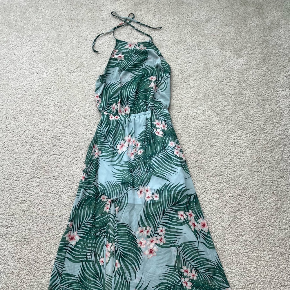 Show Me Your MuMu Hanalei Dream Heather Halter Maxi Dress
